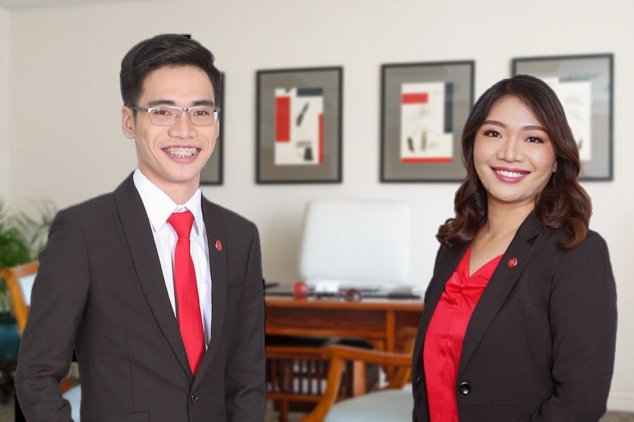 Justine Santiago and Diane Azores Justine Santiago and Diane Azores
